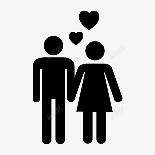 有情人图标svg_新图网 https://ixintu.com 有情人