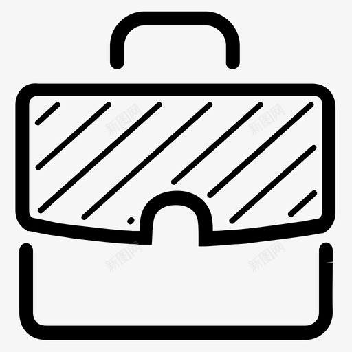公文包包职业图标svg_新图网 https://ixintu.com 公文包 包 商务和金融概述1版 手提箱 职业
