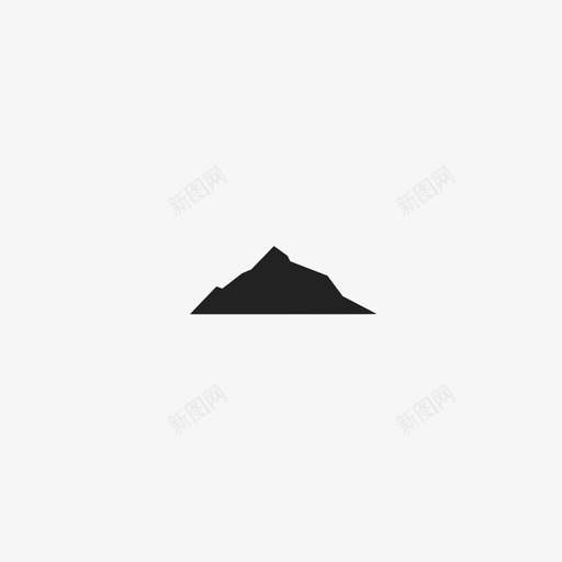 山自然荒野图标svg_新图网 https://ixintu.com 山 自然 荒野