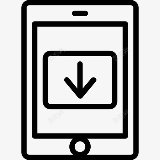 羽绒平板电脑箭头功能图标svg_新图网 https://ixintu.com ipad 功能 平板电脑功能概述集合 箭头 羽绒平板电脑
