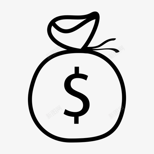 美金线条svg_新图网 https://ixintu.com 美金线条