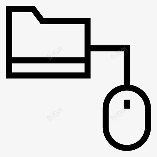 文件夹点击在线图标svg_新图网 https://ixintu.com 在线 文件夹 点击 网络 购物 银行理财行图标