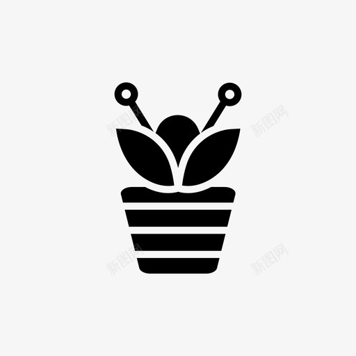 植物花园绿色植物图标svg_新图网 https://ixintu.com 植物 绿色植物 自然 花园 草本植物