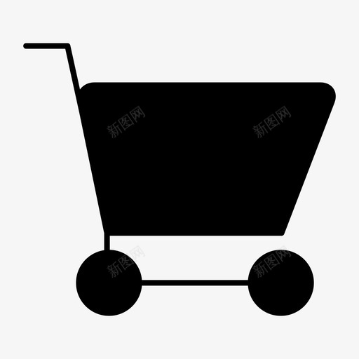 购物车商业电子商务图标svg_新图网 https://ixintu.com 商业 电子商务 符号 购物车