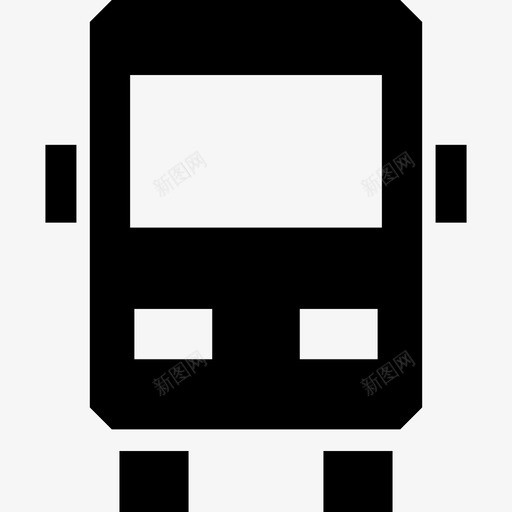 列车前视图运输poi路线图图标svg_新图网 https://ixintu.com poi路线图 列车前视图 运输