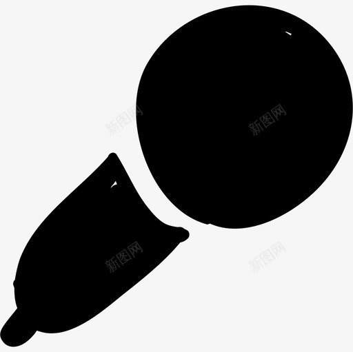 普通话筒音乐儿童界面图标svg_新图网 https://ixintu.com 儿童界面 普通话筒 音乐