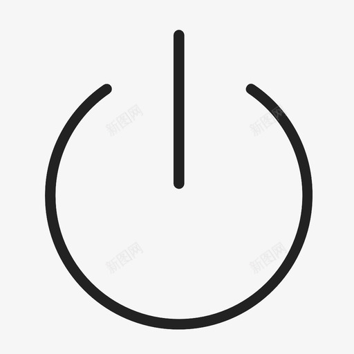 关闭按钮退出电源按钮图标svg_新图网 https://ixintu.com 关闭 关闭按钮 电源按钮 退出