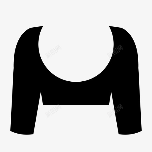 采购产品毛衣衣服短上衣图标svg_新图网 https://ixintu.com 时装 短上衣 衣服 采购产品毛衣