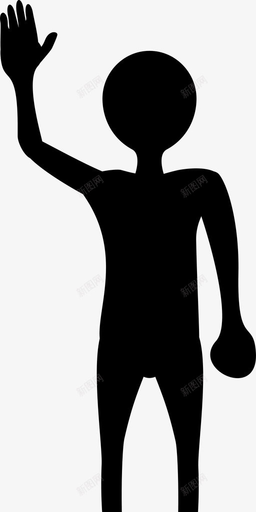 人物姿势使用者图标svg_新图网 https://ixintu.com 人物 使用者 姿势 小人物动作第1部分