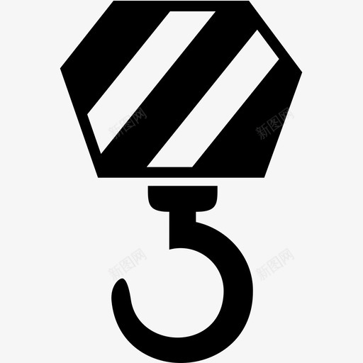 起重机吊钩秤图标svg_新图网 https://ixintu.com 秤 起重机吊钩
