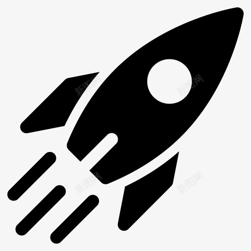 火箭宇航员天文学图标svg_新图网 https://ixintu.com 天文学 太空 宇航员 火箭 科学