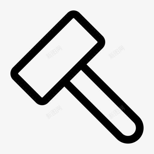 铁锤图标svg_新图网 https://ixintu.com 铁锤