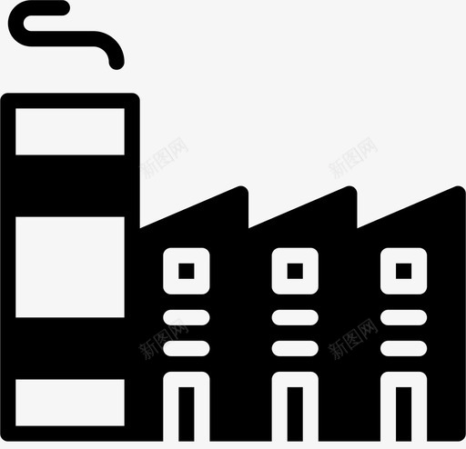工厂生态自然图标svg_新图网 https://ixintu.com 史密克生态坚实 工厂 生态 自然