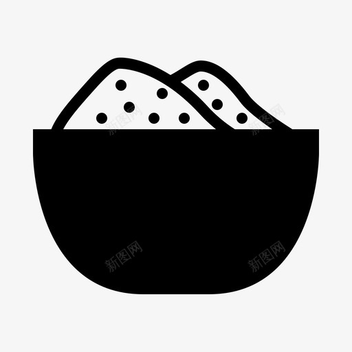 调味品碗烹饪菜肴图标svg_新图网 https://ixintu.com 厨房 厨房调味品 烹饪 甜品 菜肴 调味品碗