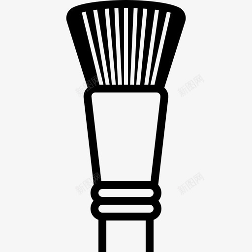 艺术家画笔形图标svg_新图网 https://ixintu.com 图形 绘画 艺术家画笔 艺术设计画笔字形 设计