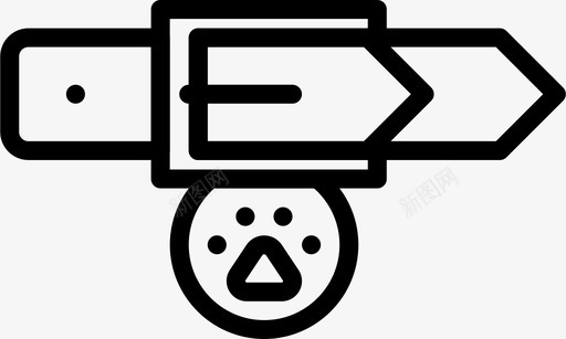 狗项圈动物皮带图标svg_新图网 https://ixintu.com smashicons宠物店概述 动物 宠物 宠物店 狗项圈 皮带