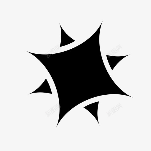 星星闪耀太空图标svg_新图网 https://ixintu.com 太空 星星 闪耀