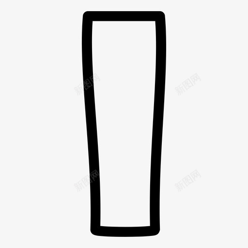 品脱杯啤酒杯饮料杯图标svg_新图网 https://ixintu.com 一杯水 品脱杯 啤酒杯 苏打水 饮料杯