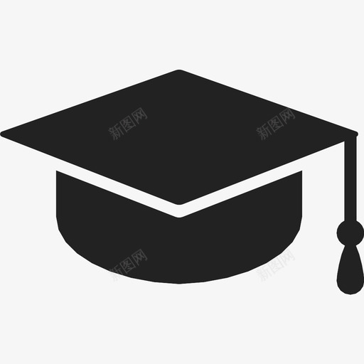 毕业帽灰泥板图标svg_新图网 https://ixintu.com 毕业帽 灰泥板