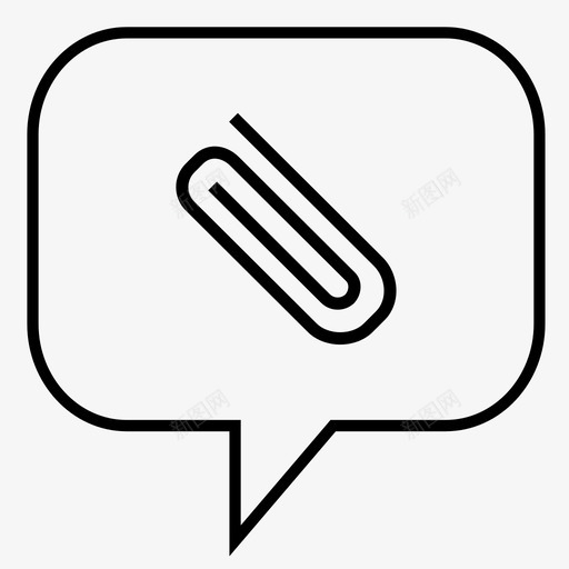 附加聊天泡泡说话图标svg_新图网 https://ixintu.com 泡泡 聊天 说话 附加聊天
