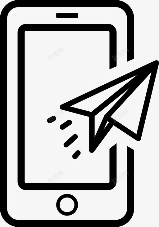 移动数据发送数据发送消息发送图标svg_新图网 https://ixintu.com 数据发送 消息发送 移动应用 移动数据发送