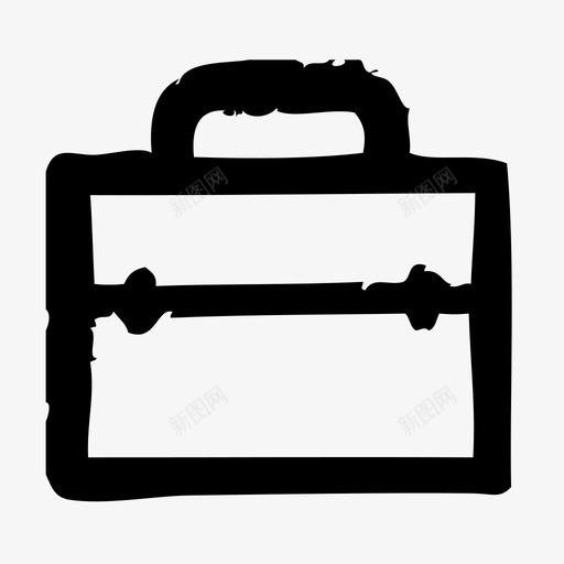 包商务办公室图标svg_新图网 https://ixintu.com 办公室 包 商务 生产力 粗略
