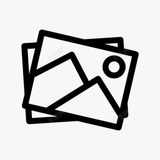 照片相册收藏图标svg_新图网 https://ixintu.com 图库 图片 基本轮廓 收藏 照片 相册