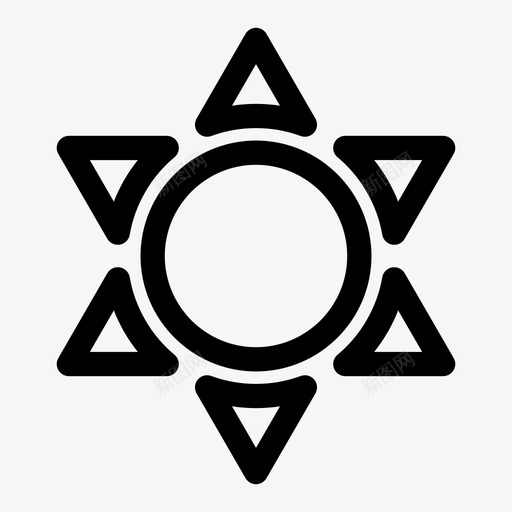 太阳天文学光图标svg_新图网 https://ixintu.com 光 天文学 天气 太阳 科学 空间 空间和天文学