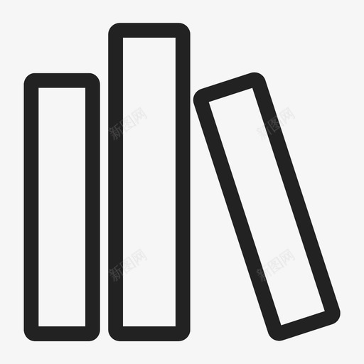 圆角10px 描边25pxsvg_新图网 https://ixintu.com 圆角10px 描边25px bookshelf