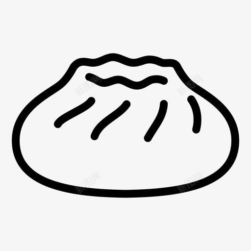 鞑靼馅饼馅饼面团图标svg_新图网 https://ixintu.com 面团 面团制品 鞑靼馅饼 食品 馅饼