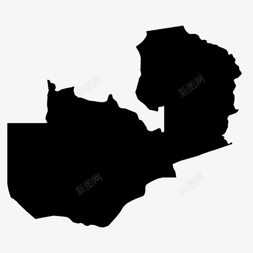 赞比亚非洲国家图标svg_新图网 https://ixintu.com 世界各国 卢萨卡 国家 地图 赞比亚 非洲