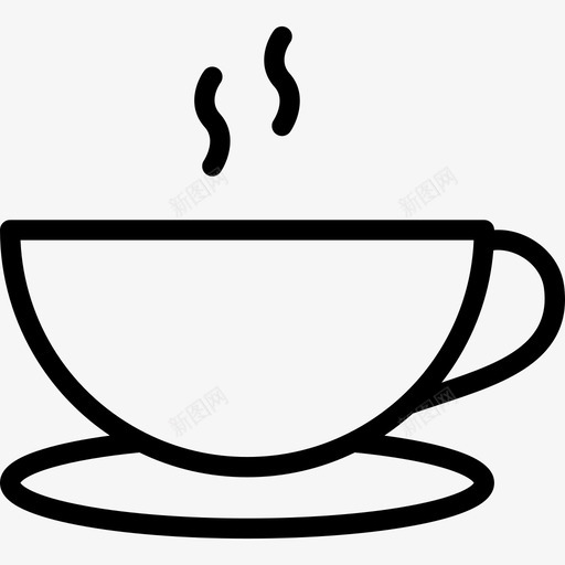 咖啡杯食物酒店标志图标svg_新图网 https://ixintu.com 咖啡杯 酒店标志 食物