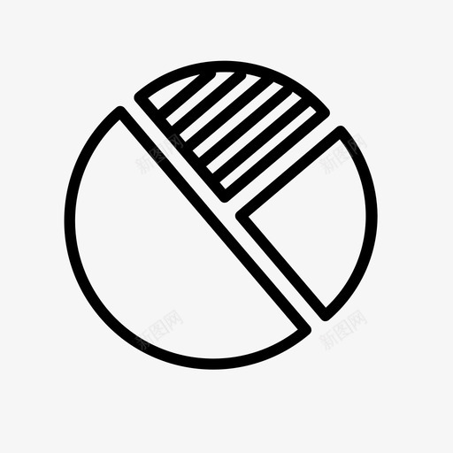 饼图分析报告图标svg_新图网 https://ixintu.com 分析 报告 财务图标第1卷 饼图