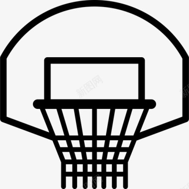 篮球篮比赛运动图标图标
