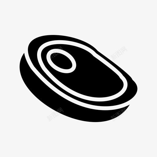 牛排烧烤牛肉图标svg_新图网 https://ixintu.com 烧烤 牛排 牛肉 肉 食物