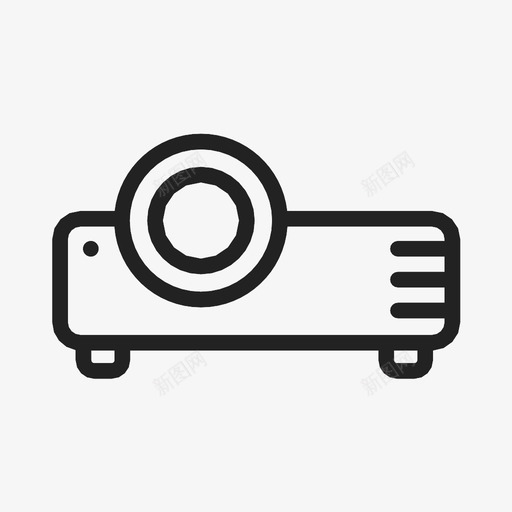 放映机电影院电影图标svg_新图网 https://ixintu.com 投影 放映机 电影 电影院