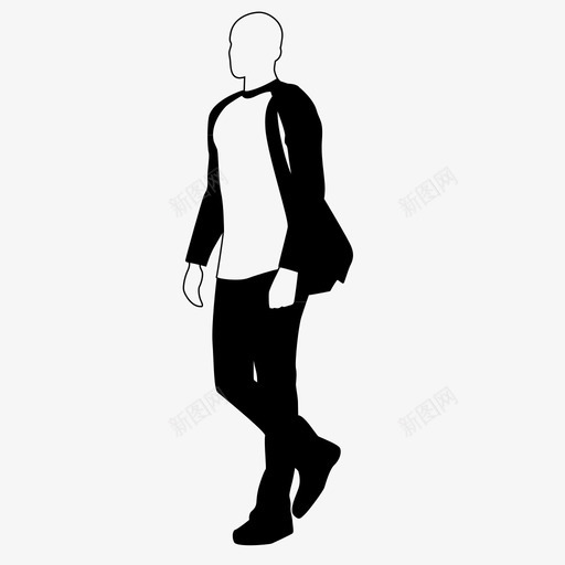 人人的轮廓图标svg_新图网 https://ixintu.com 人 人的轮廓
