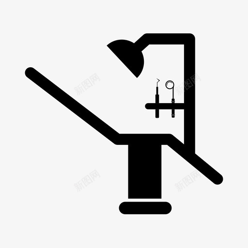 牙科椅临床口腔图标svg_新图网 https://ixintu.com 临床 口腔 牙科椅