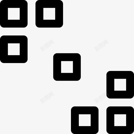 长方形箭头图案图标svg_新图网 https://ixintu.com 图案 形状图案 箭头 装饰 长方形