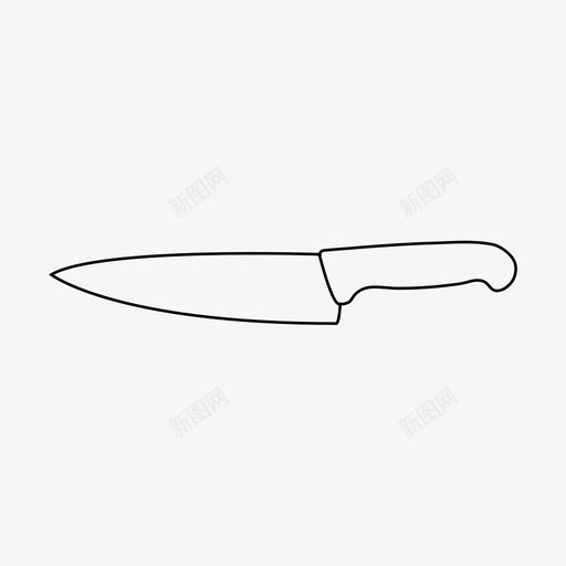 刀炊具厨房图标svg_新图网 https://ixintu.com 刀 厨房 炊具