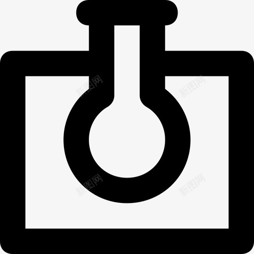 佛罗伦萨烧瓶化学实验室图标svg_新图网 https://ixintu.com 佛罗伦萨烧瓶 化学 实验室 科学技术线图标