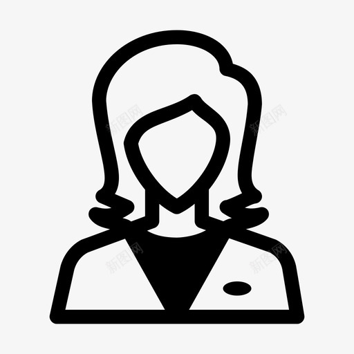 职业化身女孩图标svg_新图网 https://ixintu.com 化身 女孩 导师 老师 职业