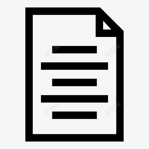 模板对齐居中对齐图标svg_新图网 https://ixintu.com 对齐 居中对齐 模板 纸张
