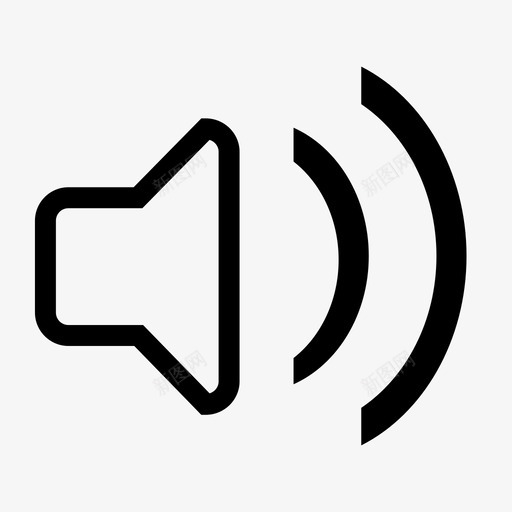 消息提醒声音svg_新图网 https://ixintu.com 消息提醒声音