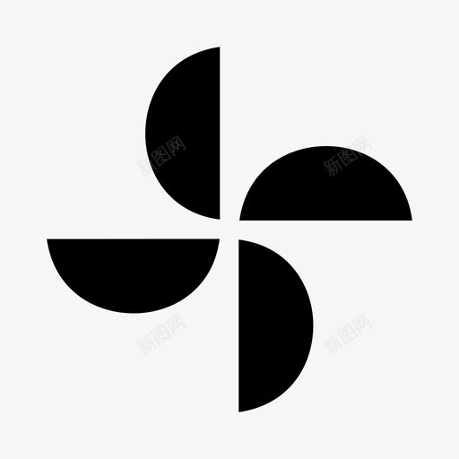 螺旋桨风扇旋转式图标svg_新图网 https://ixintu.com 旋转式 涡轮式 螺旋桨 风扇