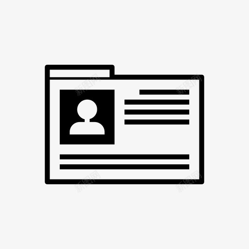 帐户文件夹帐户详细信息图标svg_新图网 https://ixintu.com 帐户 帐户详细信息 文件夹