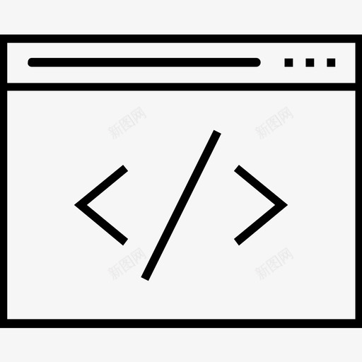 自定义编码divhtml编码图标svg_新图网 https://ixintu.com 1400个web和seo平面线图标 div html编码 web开发 自定义编码