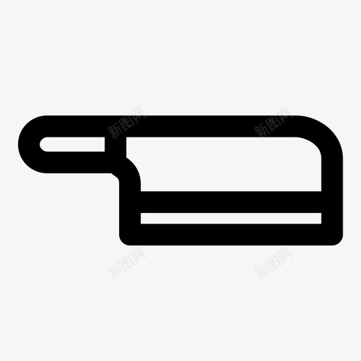 切肉刀厨师厨房图标svg_新图网 https://ixintu.com 切肉刀 厨师 厨房 夏普 餐厅