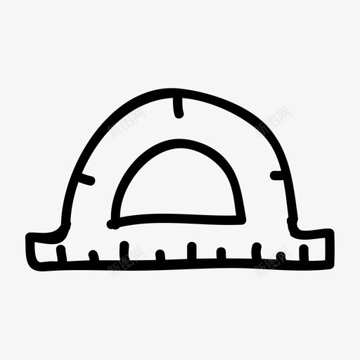 尺子物体学校图标svg_新图网 https://ixintu.com 书房 学校 尺子 物体