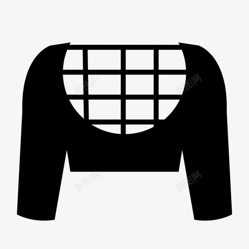 采购产品毛衣衣服短上衣图标svg_新图网 https://ixintu.com 时装 短上衣 衣服 采购产品毛衣